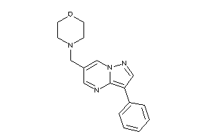 4-[(3-phenylpyrazolo[1,5-a]pyrimidin-6-yl)methyl]morpholine