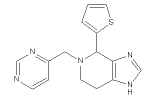 5-(4-pyrimidylmethyl)-4-(2-thienyl)-1,4,6,7-tetrahydroimidazo[4,5-c]pyridine