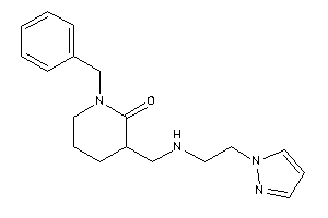 1-benzyl-3-[(2-pyrazol-1-ylethylamino)methyl]-2-piperidone