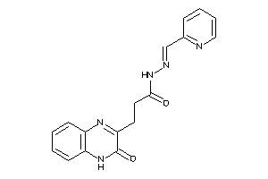 3-(3-keto-4H-quinoxalin-2-yl)-N-(2-pyridylmethyleneamino)propionamide