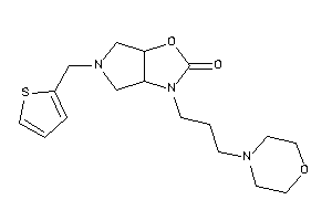3-(3-morpholinopropyl)-5-(2-thenyl)-3a,4,6,6a-tetrahydropyrrolo[3,4-d]oxazol-2-one