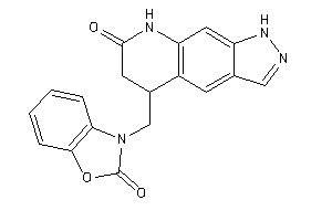 Image of 3-[(7-keto-1,5,6,8-tetrahydropyrazolo[4,3-g]quinolin-5-yl)methyl]-1,3-benzoxazol-2-one