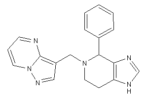 3-[(4-phenyl-1,4,6,7-tetrahydroimidazo[4,5-c]pyridin-5-yl)methyl]pyrazolo[1,5-a]pyrimidine