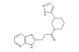 3-(3H-imidazo[4,5-b]pyridin-2-yl)-1-[3-(1H-pyrazol-5-yl)piperidino]propan-1-one