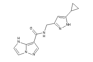 Image of N-[(5-cyclopropyl-1H-pyrazol-3-yl)methyl]-1H-pyrazolo[1,5-a]imidazole-7-carboxamide