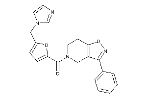 [5-(imidazol-1-ylmethyl)-2-furyl]-(3-phenyl-6,7-dihydro-4H-isoxazolo[4,5-c]pyridin-5-yl)methanone