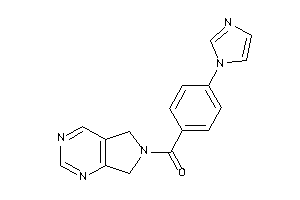 5,7-dihydropyrrolo[3,4-d]pyrimidin-6-yl-(4-imidazol-1-ylphenyl)methanone