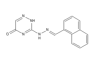 3-[N'-(1-naphthylmethylene)hydrazino]-2H-1,2,4-triazin-5-one