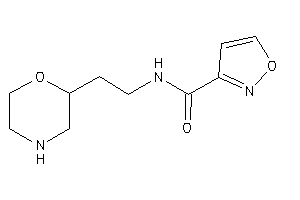 N-(2-morpholin-2-ylethyl)isoxazole-3-carboxamide