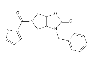 3-benzyl-5-(1H-pyrrole-2-carbonyl)-3a,4,6,6a-tetrahydropyrrolo[3,4-d]oxazol-2-one