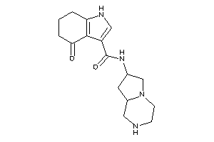 N-(1,2,3,4,6,7,8,8a-octahydropyrrolo[1,2-a]pyrazin-7-yl)-4-keto-1,5,6,7-tetrahydroindole-3-carboxamide