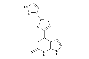 4-[5-(1H-pyrazol-3-yl)-2-furyl]-1,4,5,7-tetrahydropyrazolo[3,4-b]pyridin-6-one