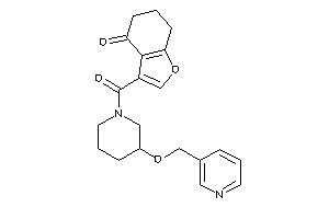 3-[3-(3-pyridylmethoxy)piperidine-1-carbonyl]-6,7-dihydro-5H-benzofuran-4-one