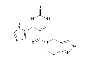 Image of 4-(1H-imidazol-5-yl)-5-(2,4,6,7-tetrahydropyrazolo[4,3-c]pyridine-5-carbonyl)-3,4-dihydro-1H-pyrimidin-2-one