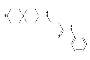 3-(9-azaspiro[5.5]undecan-3-ylamino)-N-phenyl-propionamide