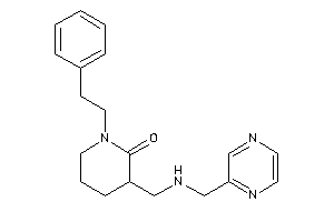 1-phenethyl-3-[(pyrazin-2-ylmethylamino)methyl]-2-piperidone