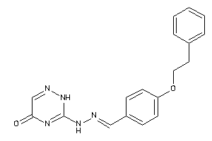 3-[N'-(4-phenethyloxybenzylidene)hydrazino]-2H-1,2,4-triazin-5-one