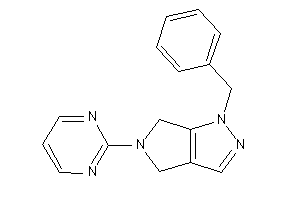 Image of 1-benzyl-5-(2-pyrimidyl)-4,6-dihydropyrrolo[3,4-c]pyrazole