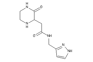 2-(3-ketopiperazin-2-yl)-N-(1H-pyrazol-3-ylmethyl)acetamide