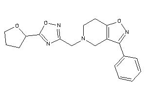 3-phenyl-5-[[5-(tetrahydrofuryl)-1,2,4-oxadiazol-3-yl]methyl]-6,7-dihydro-4H-isoxazolo[4,5-c]pyridine