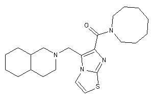 [5-(3,4,4a,5,6,7,8,8a-octahydro-1H-isoquinolin-2-ylmethyl)imidazo[2,1-b]thiazol-6-yl]-(azocan-1-yl)methanone