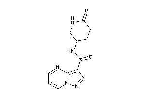 N-(6-keto-3-piperidyl)pyrazolo[1,5-a]pyrimidine-3-carboxamide