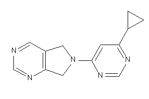 6-(6-cyclopropylpyrimidin-4-yl)-5,7-dihydropyrrolo[3,4-d]pyrimidine