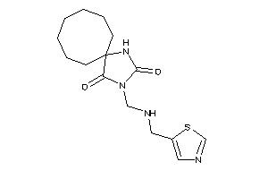Image of 3-[(thiazol-5-ylmethylamino)methyl]-1,3-diazaspiro[4.7]dodecane-2,4-quinone