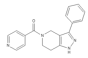 (3-phenyl-1,4,6,7-tetrahydropyrazolo[4,3-c]pyridin-5-yl)-(4-pyridyl)methanone