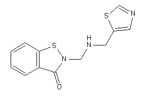 2-[(thiazol-5-ylmethylamino)methyl]-1,2-benzothiazol-3-one