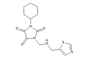 1-cyclohexyl-3-[(thiazol-5-ylmethylamino)methyl]imidazolidine-2,4,5-trione