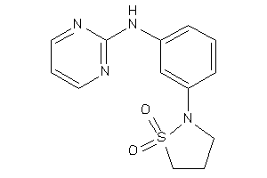 [3-(1,1-diketo-1,2-thiazolidin-2-yl)phenyl]-(2-pyrimidyl)amine