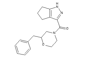 (2-benzylmorpholino)-(1,4,5,6-tetrahydrocyclopenta[c]pyrazol-3-yl)methanone