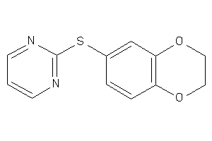 2-(2,3-dihydro-1,4-benzodioxin-7-ylthio)pyrimidine