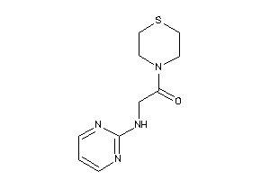 2-(2-pyrimidylamino)-1-thiomorpholino-ethanone