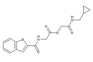 2-(benzothiophene-2-carbonylamino)acetic Acid [2-(cyclopropylmethylamino)-2-keto-ethyl] Ester