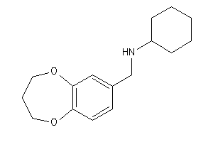 Cyclohexyl(3,4-dihydro-2H-1,5-benzodioxepin-7-ylmethyl)amine