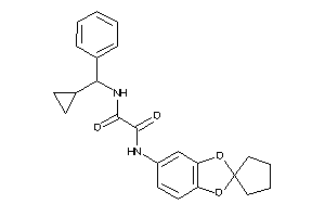 N-[cyclopropyl(phenyl)methyl]-N'-spiro[1,3-benzodioxole-2,1'-cyclopentane]-5-yl-oxamide