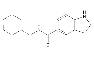 N-(cyclohexylmethyl)indoline-5-carboxamide