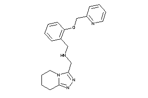 [2-(2-pyridylmethoxy)benzyl]-(5,6,7,8-tetrahydro-[1,2,4]triazolo[4,3-a]pyridin-3-ylmethyl)amine