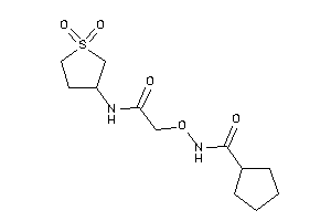 N-[2-[(1,1-diketothiolan-3-yl)amino]-2-keto-ethoxy]cyclopentanecarboxamide