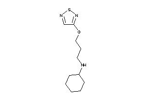 Image of Cyclohexyl-[3-(1,2,5-thiadiazol-3-yloxy)propyl]amine