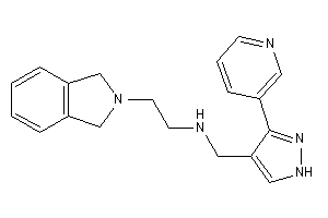 2-isoindolin-2-ylethyl-[[3-(3-pyridyl)-1H-pyrazol-4-yl]methyl]amine