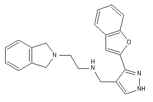 [3-(benzofuran-2-yl)-1H-pyrazol-4-yl]methyl-(2-isoindolin-2-ylethyl)amine