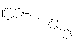 2-isoindolin-2-ylethyl-[[2-(3-thienyl)thiazol-4-yl]methyl]amine