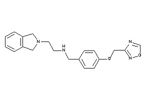 2-isoindolin-2-ylethyl-[4-(1,2,4-oxadiazol-3-ylmethoxy)benzyl]amine