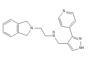 2-isoindolin-2-ylethyl-[[3-(4-pyridyl)-1H-pyrazol-4-yl]methyl]amine