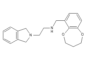 3,4-dihydro-2H-1,5-benzodioxepin-6-ylmethyl(2-isoindolin-2-ylethyl)amine