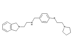 2-isoindolin-2-ylethyl-[4-(2-pyrrolidinoethoxy)benzyl]amine