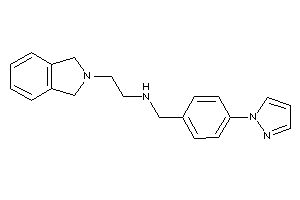 2-isoindolin-2-ylethyl-(4-pyrazol-1-ylbenzyl)amine